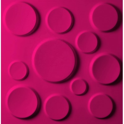 Circle Design 3d Children Pvc Wall Panel For Interior Decoration